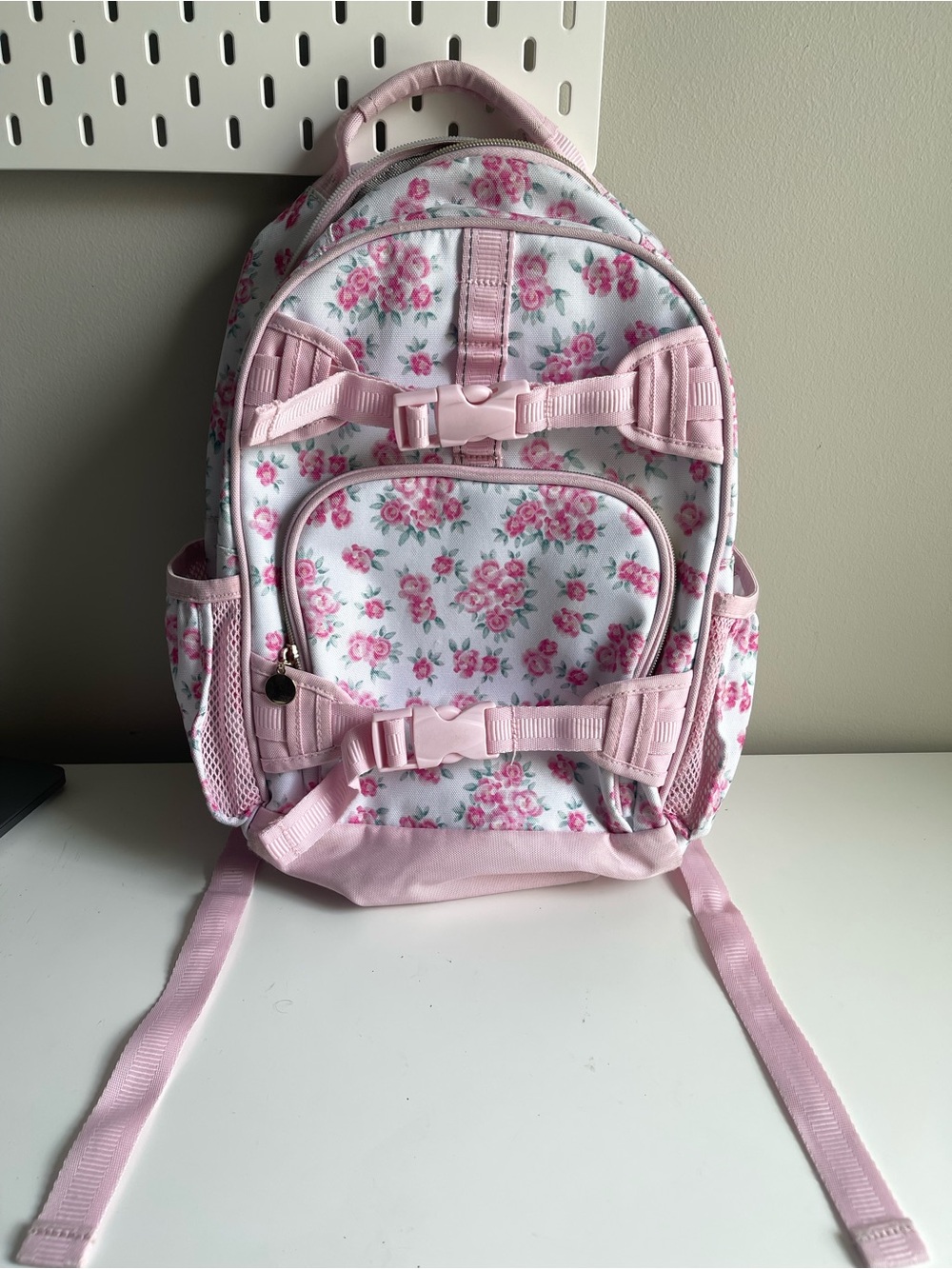 Pottery Barn Kids Pink Floral Backpack
